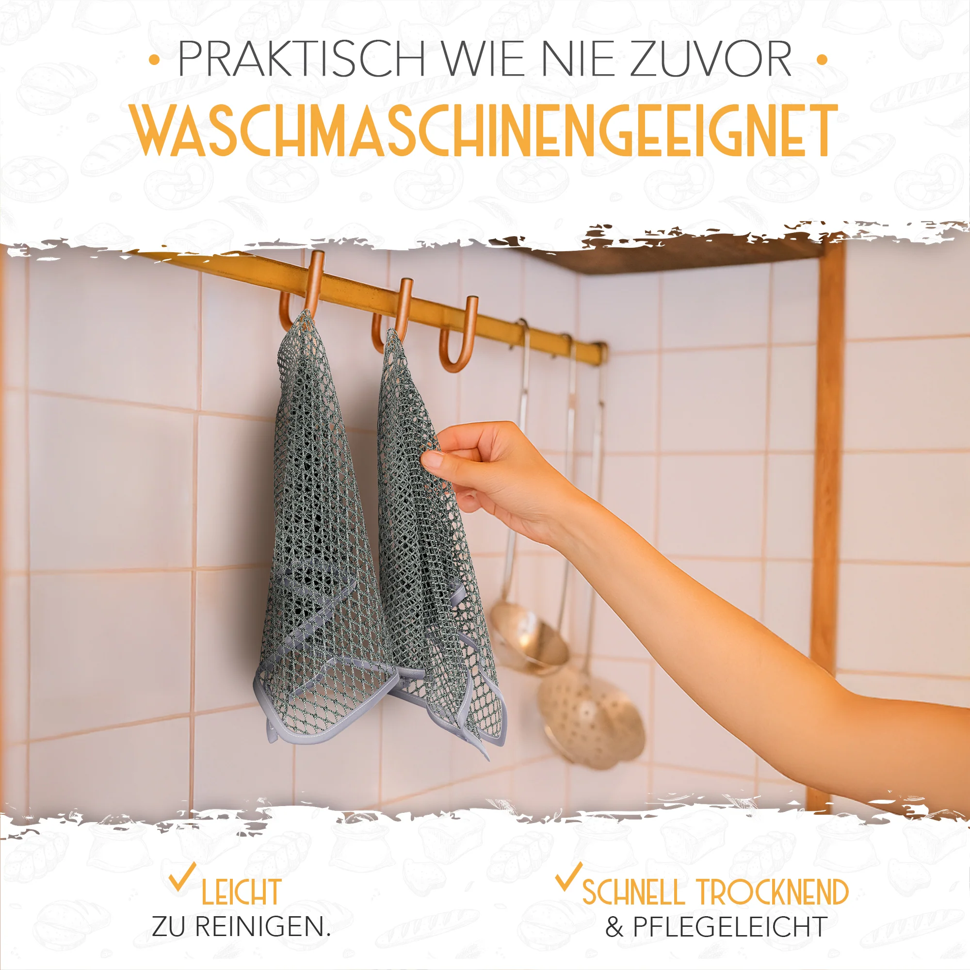 2er Set Teigreinigungstücher - Image 5