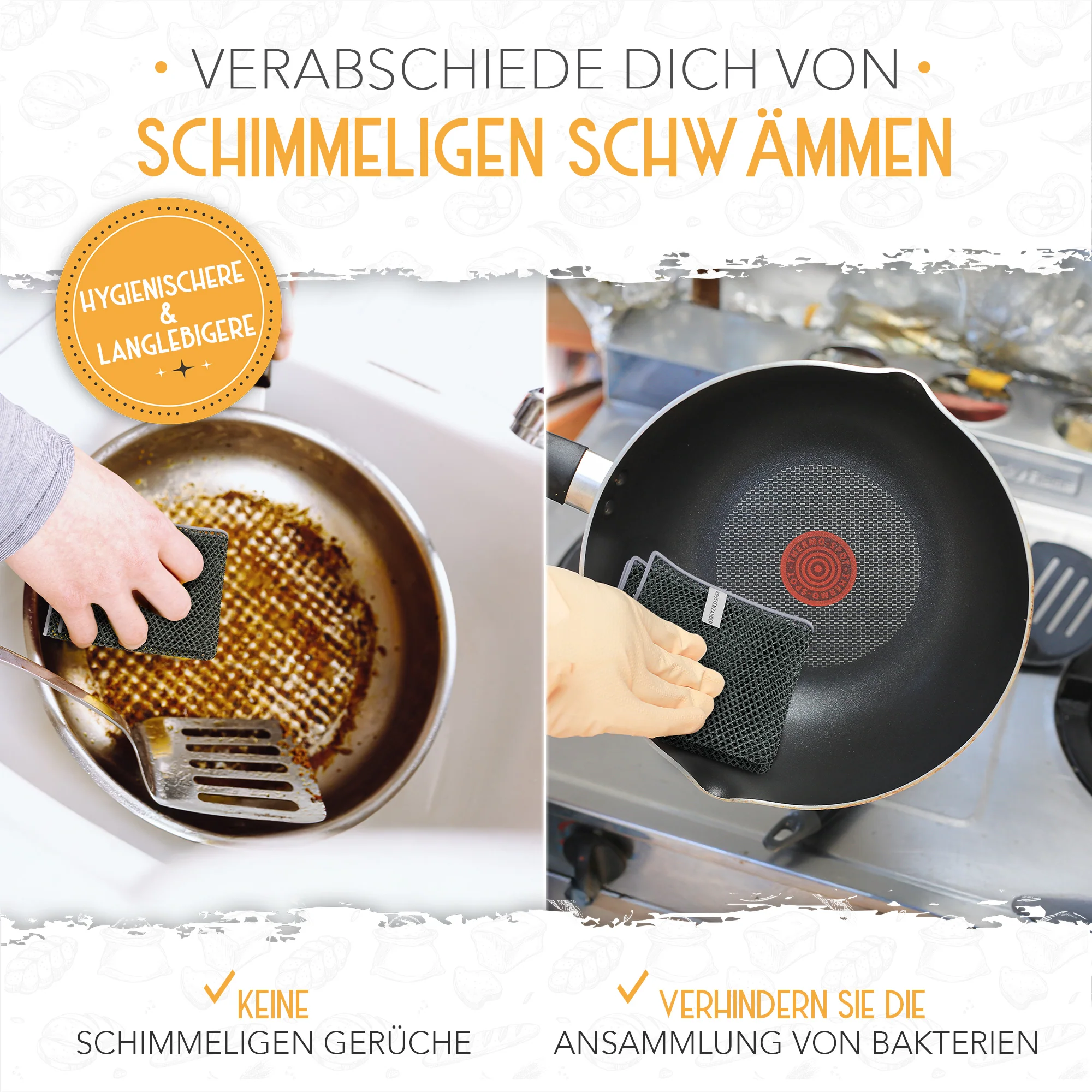 2er Set Teigreinigungstücher - Image 6