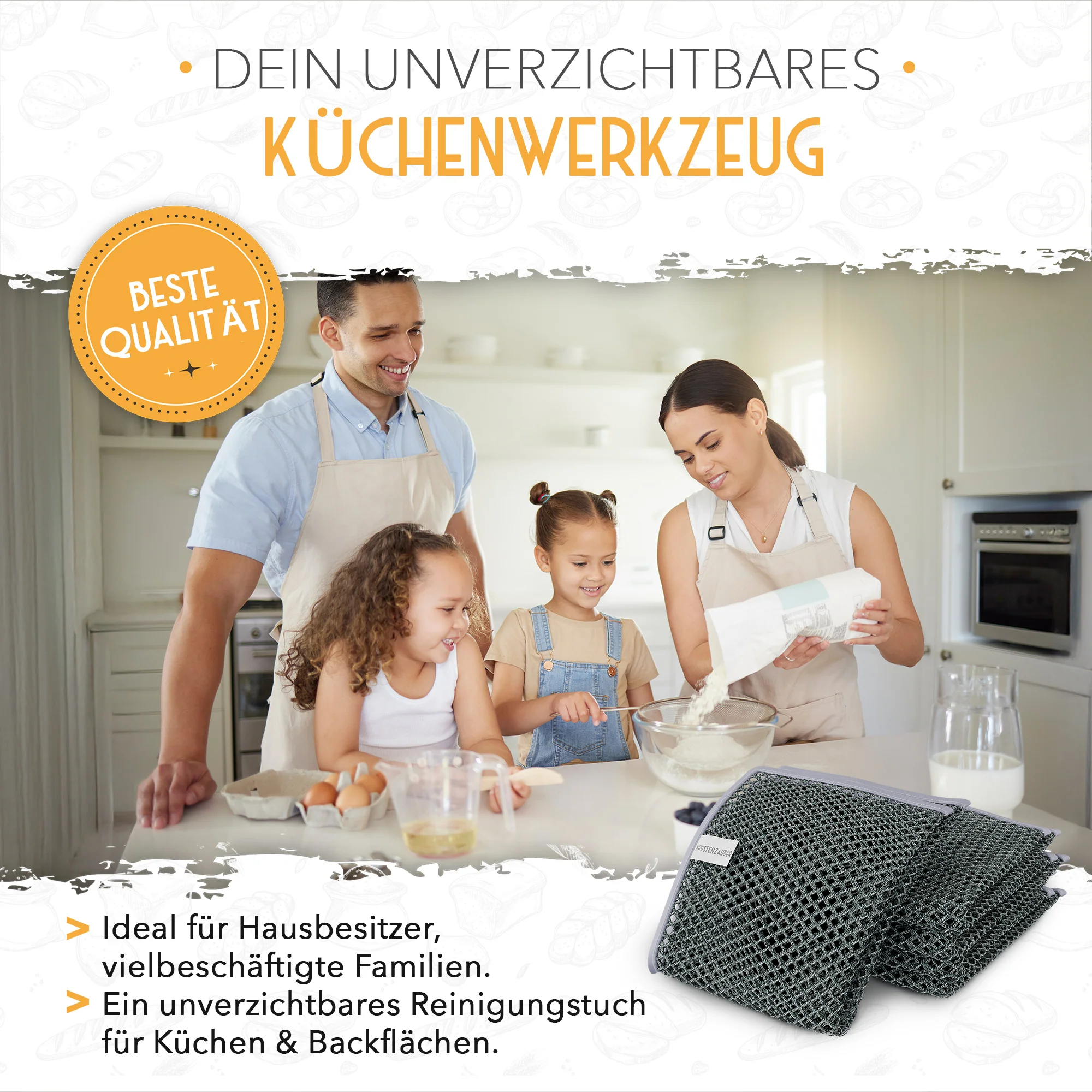 2er Set Teigreinigungstücher - Image 7