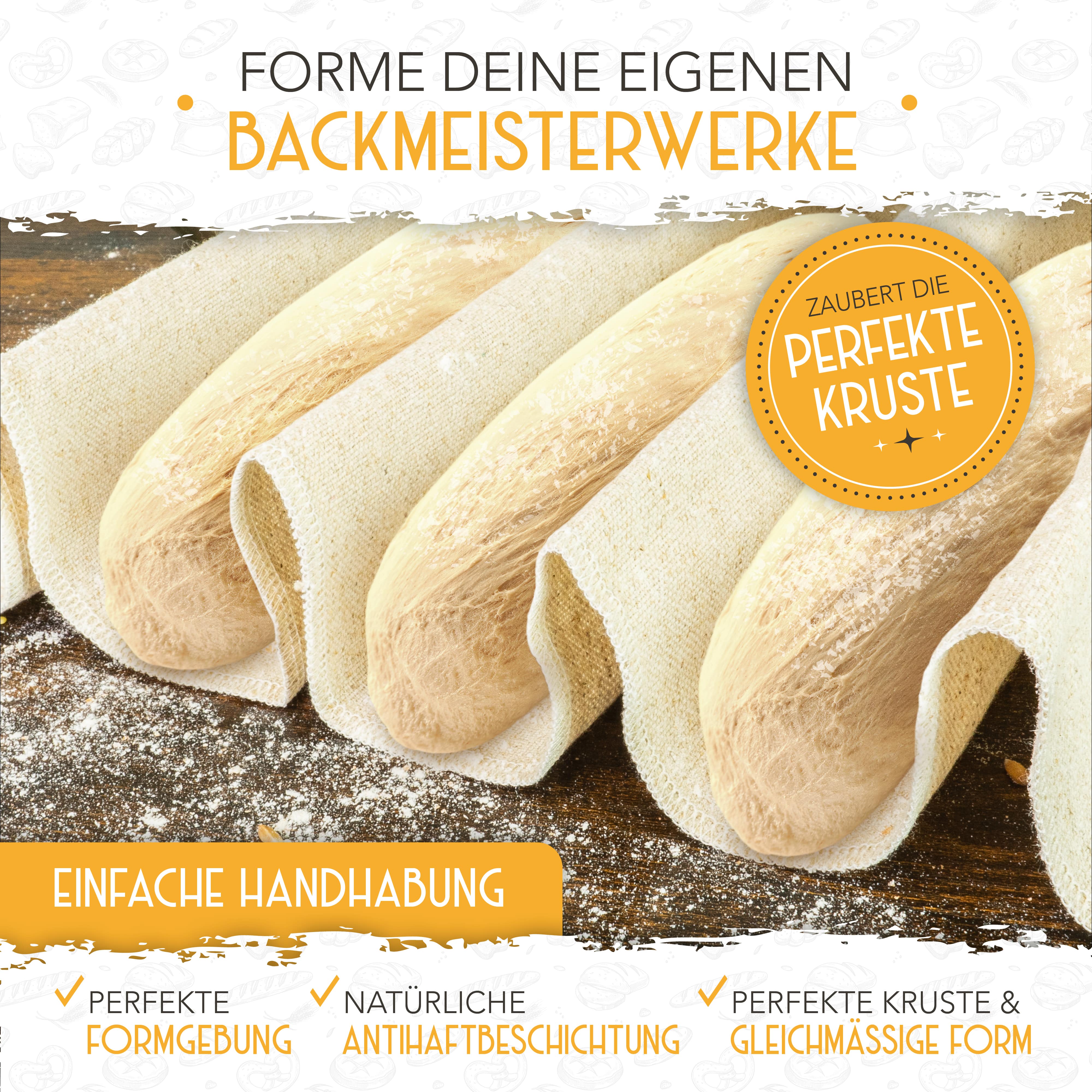 Bäckerleinen-Set + 2x Bäckermesser - Image 3