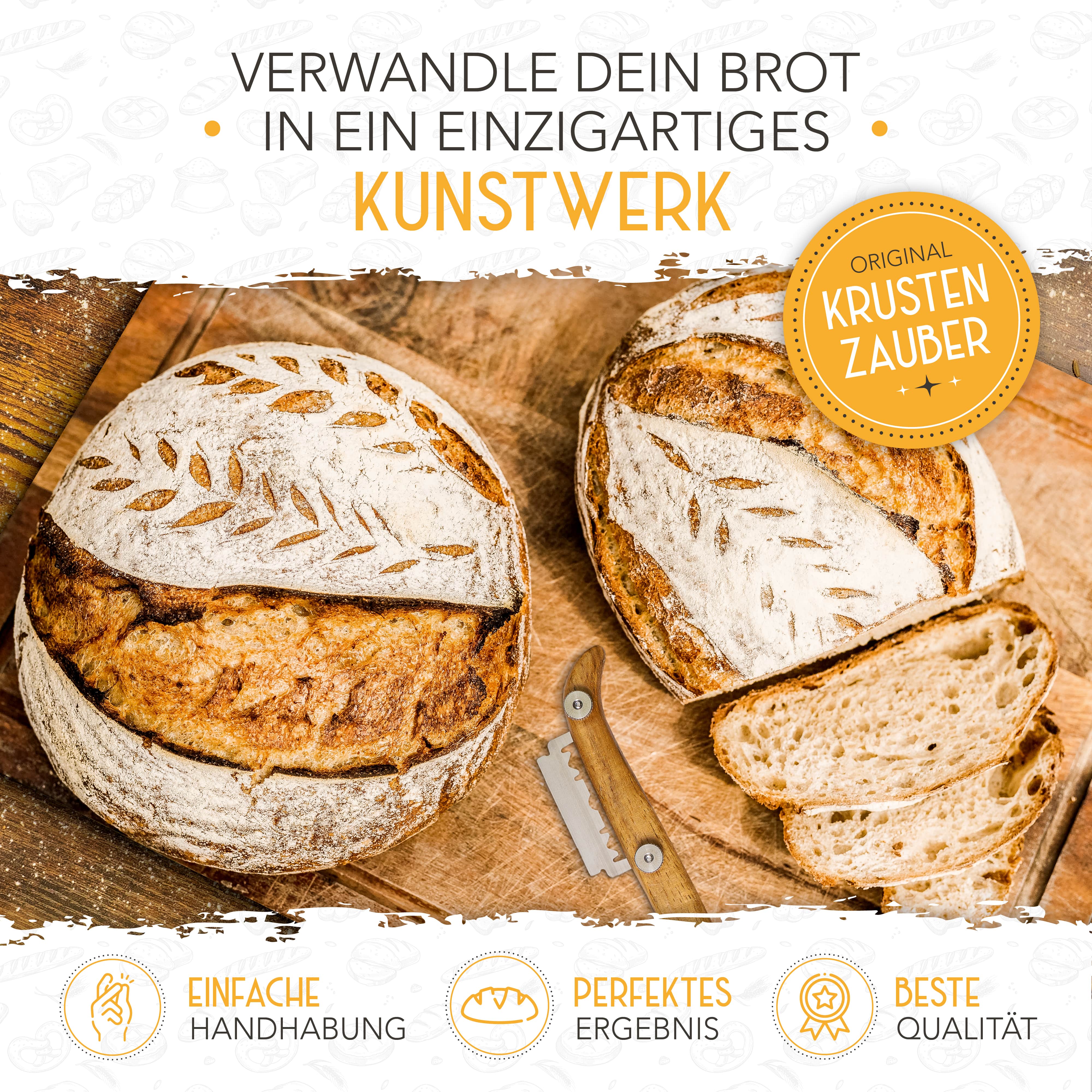 Bäckerleinen-Set + 2x Bäckermesser - Image 4