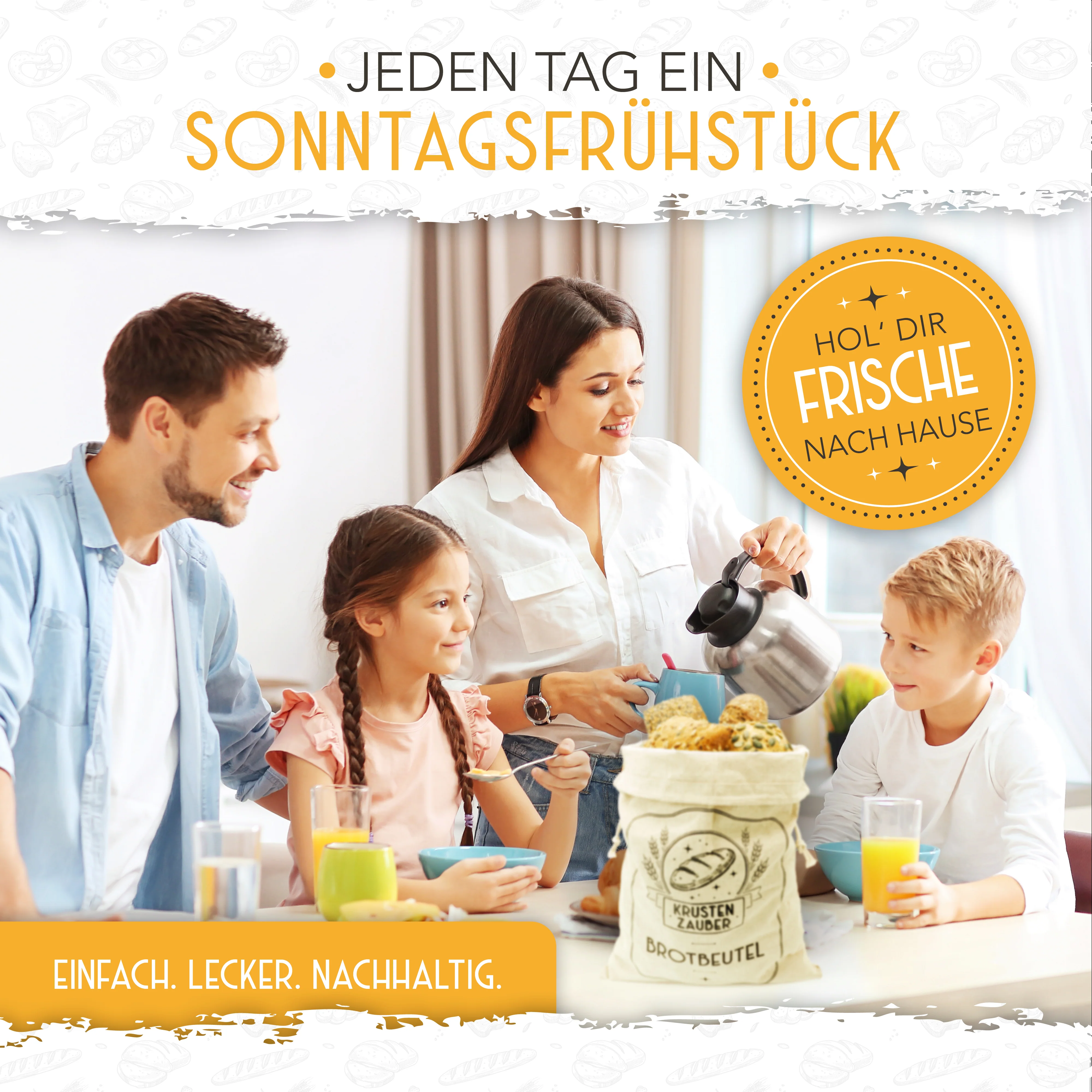 Brotbeutel Set 40x30cm - Image 3