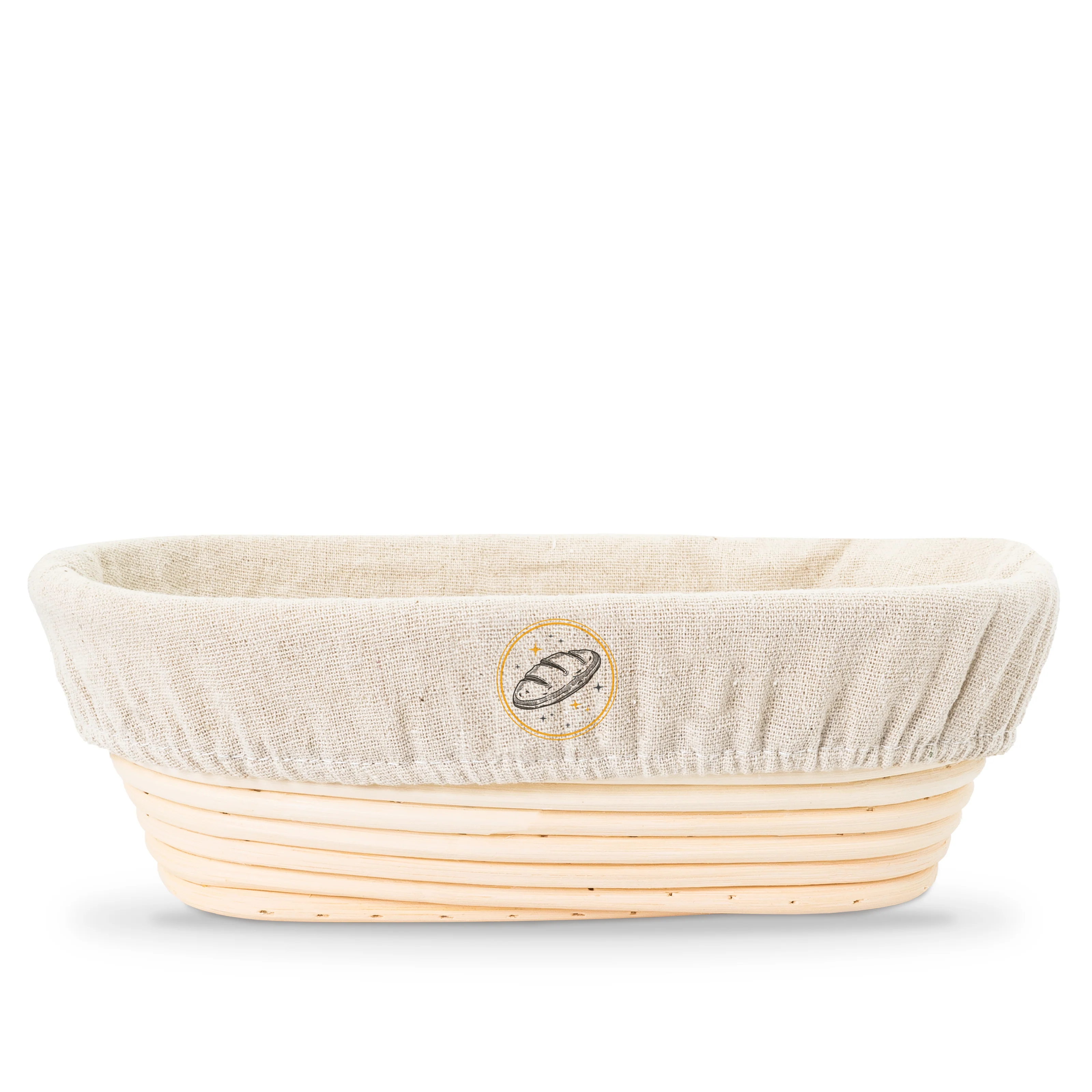 Emaille Brotbackform 28cm mit Deckel und Gärkorb - Image 8