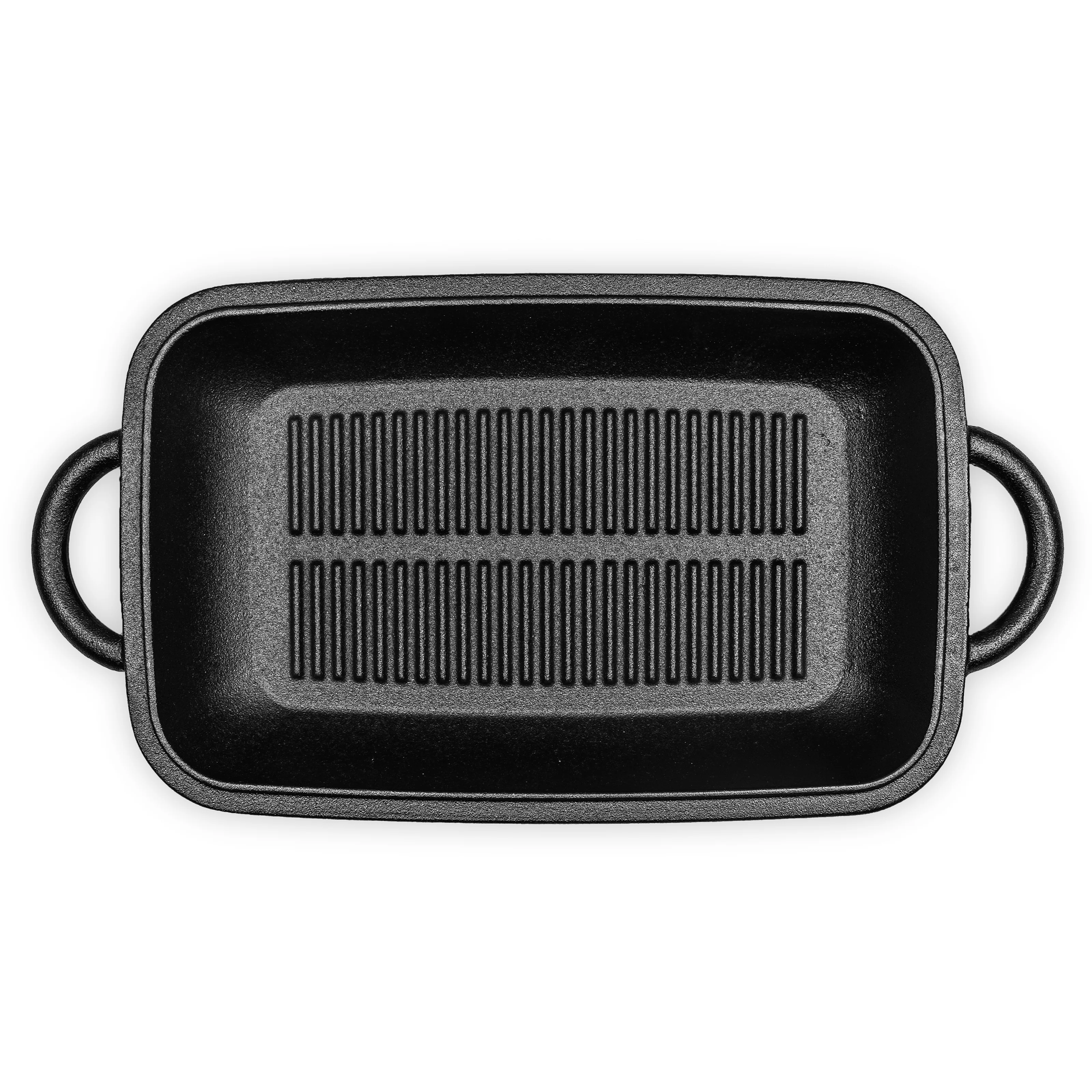 2-in-1 Gusseisen Bräter 3,6l mit Deckel inkl. Gärkorb - Image 6