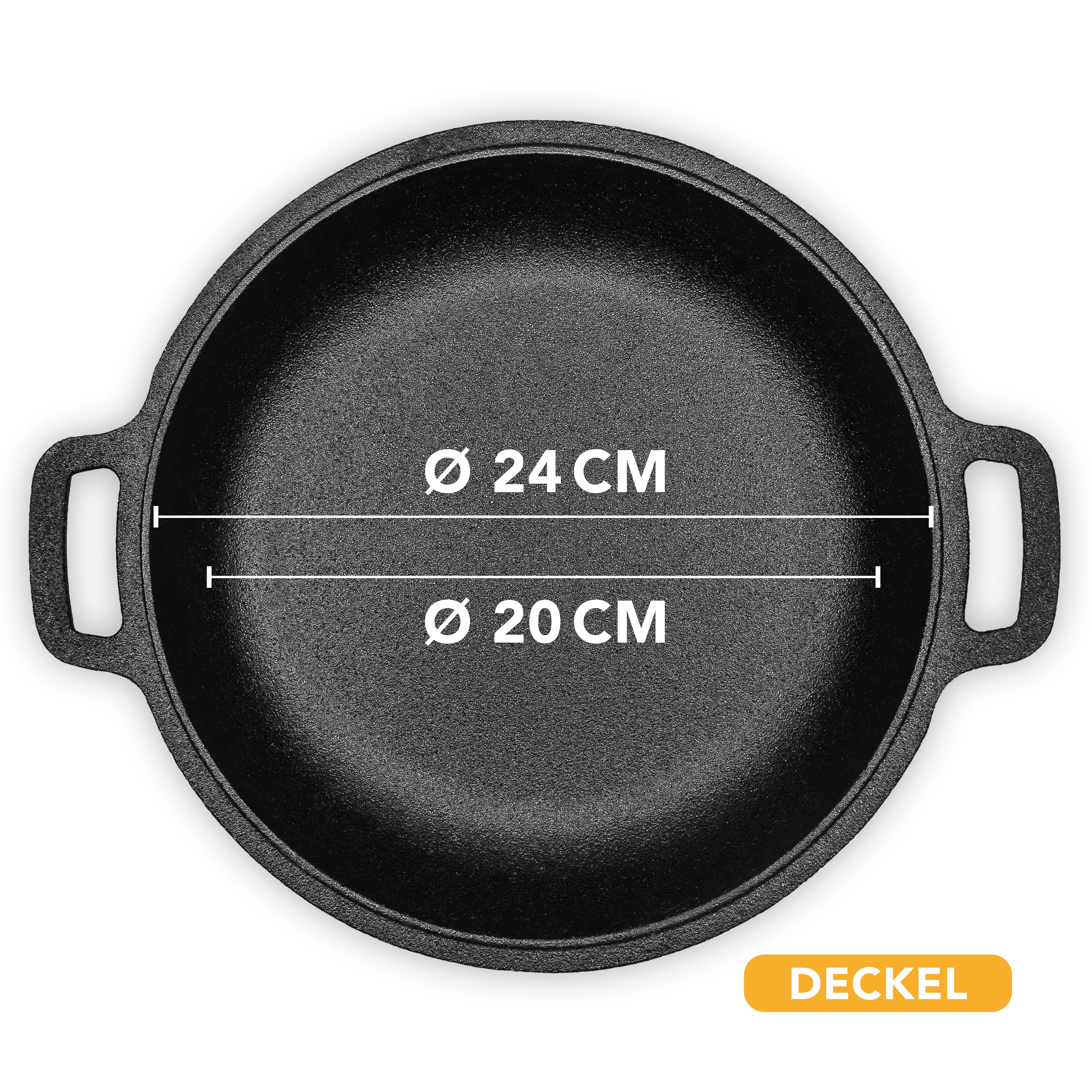 2-in-1 Gusseisen Brotbacktopf 4,7l mit Deckel und Gärkorb - Image 7