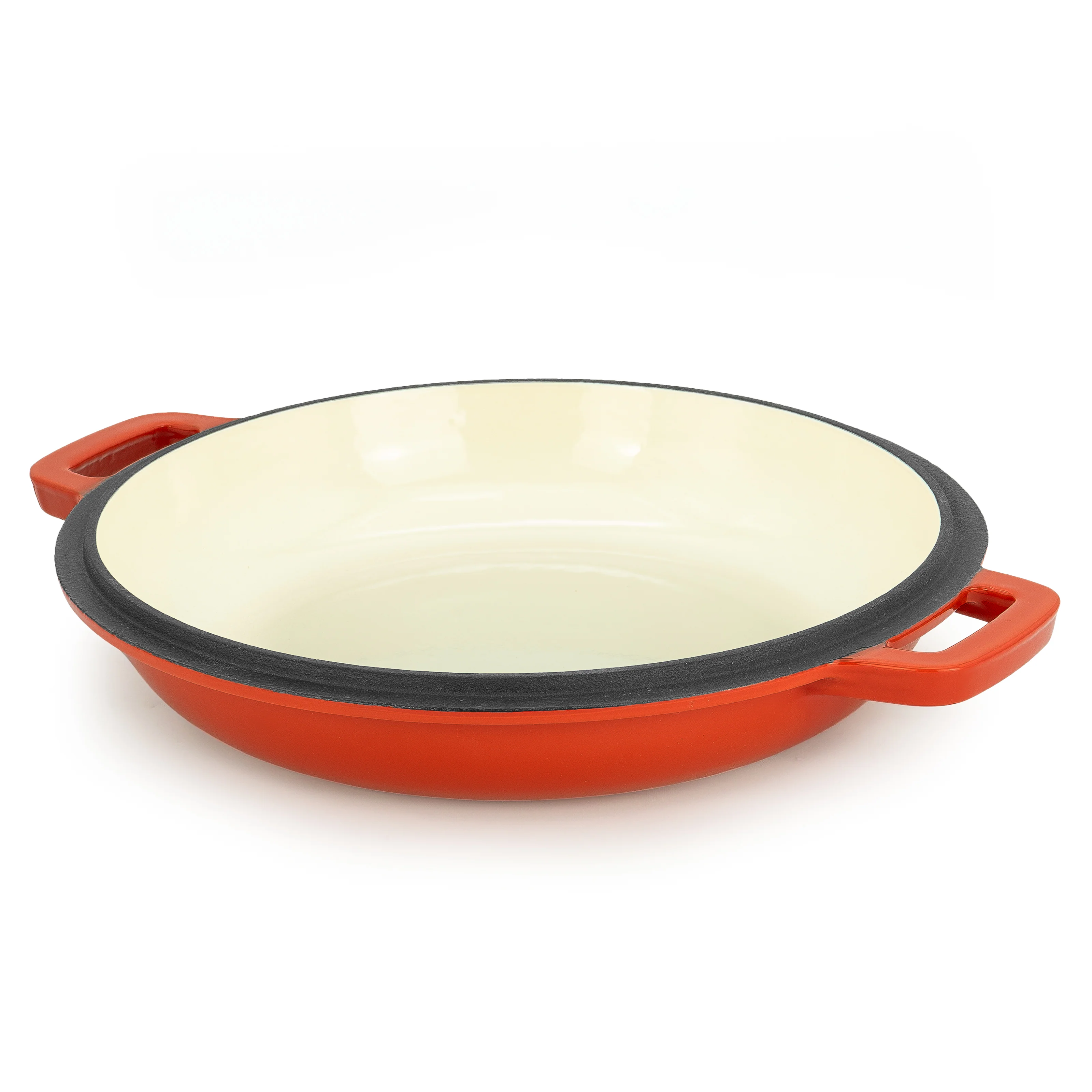 2-in-1 Gusseisen Emaille Brotbacktopf 26cm mit Gärkorb - Image 5