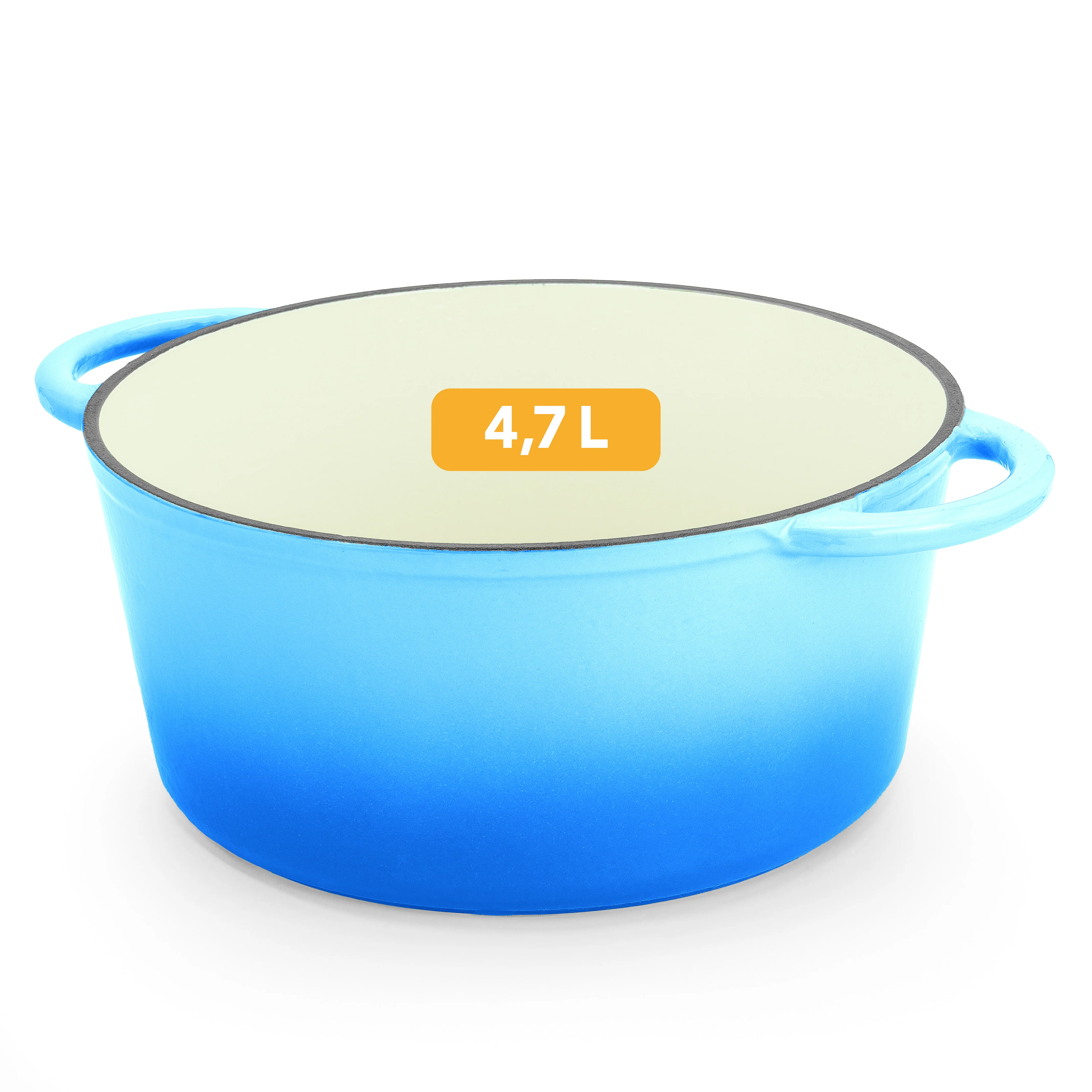 Gusseisen Emaille Brotbacktopf 4,7l mit Gärkorb - Image 11