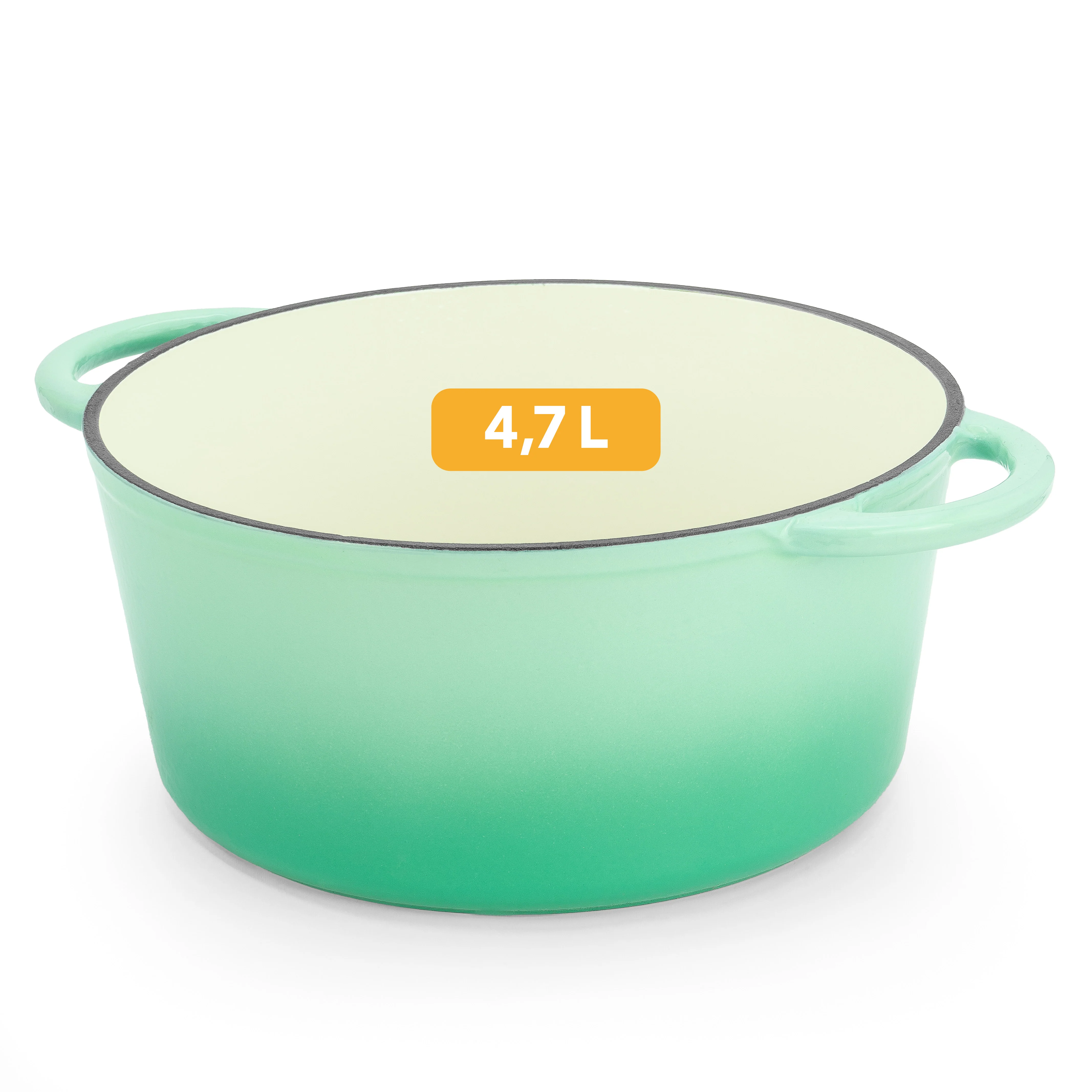 Gusseisen Emaille Brotbacktopf 4,7l mit Gärkorb - Image 19