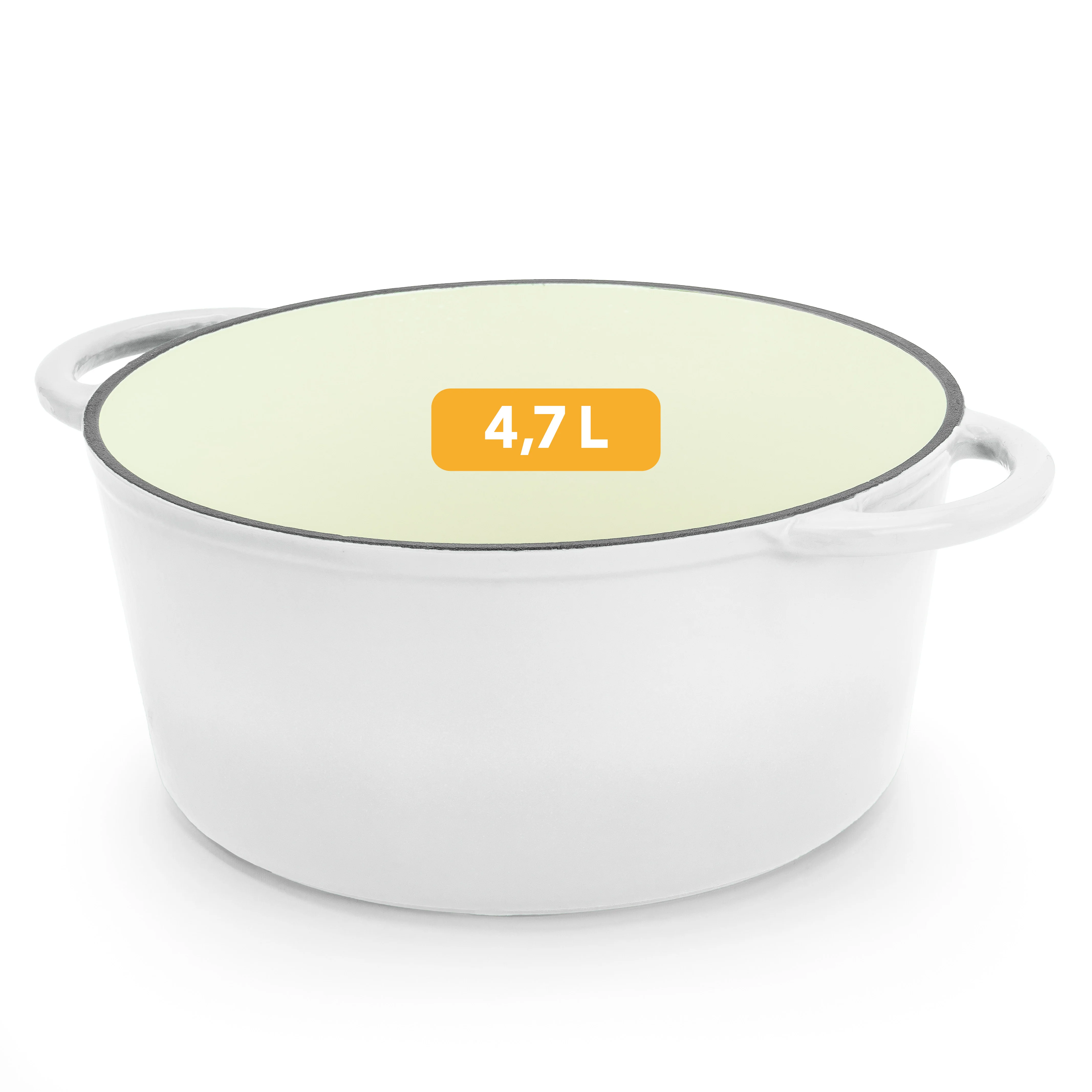 Gusseisen Emaille Brotbacktopf 4,7l mit Gärkorb - Image 27