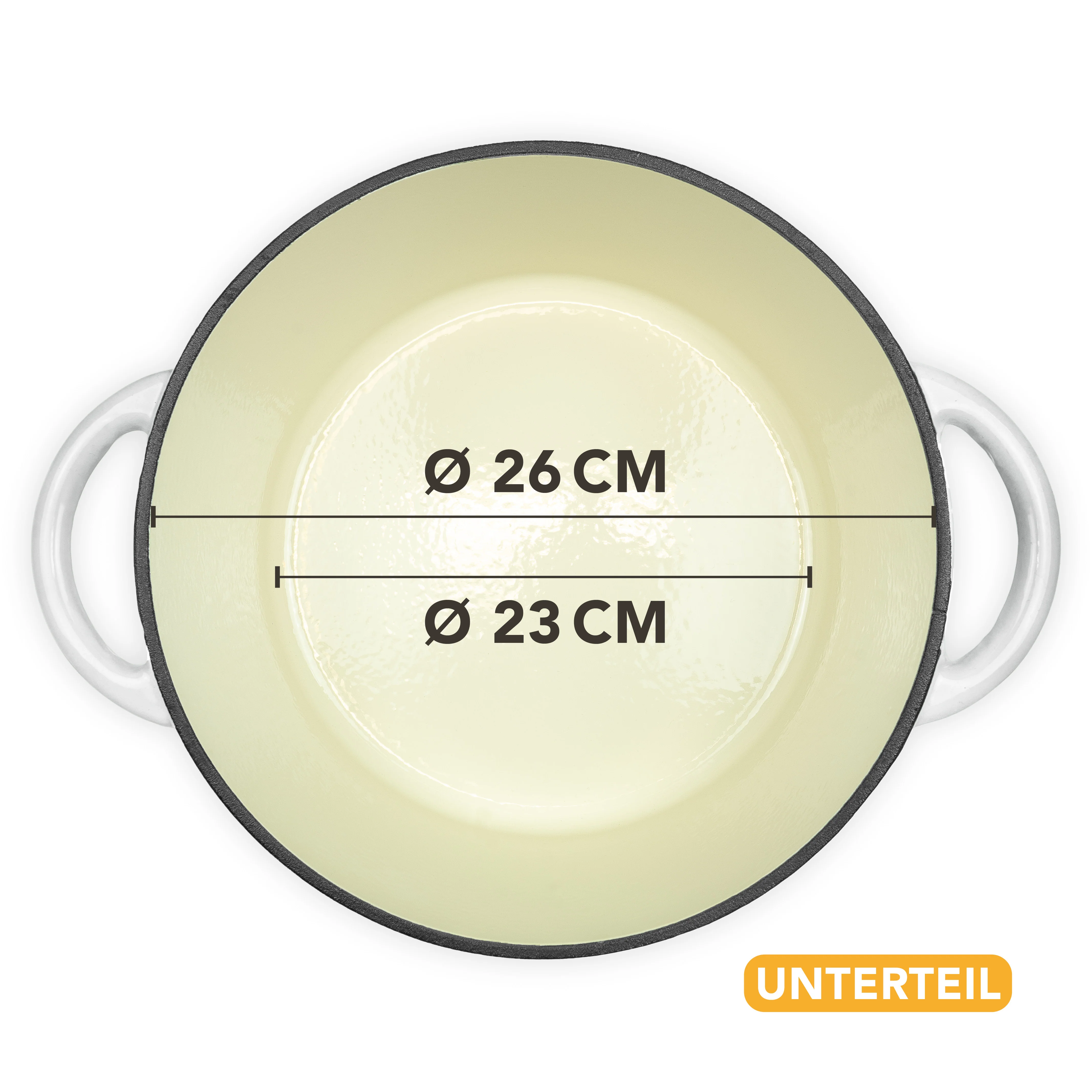 Gusseisen Emaille Brotbacktopf 4,7l mit Gärkorb - Image 28