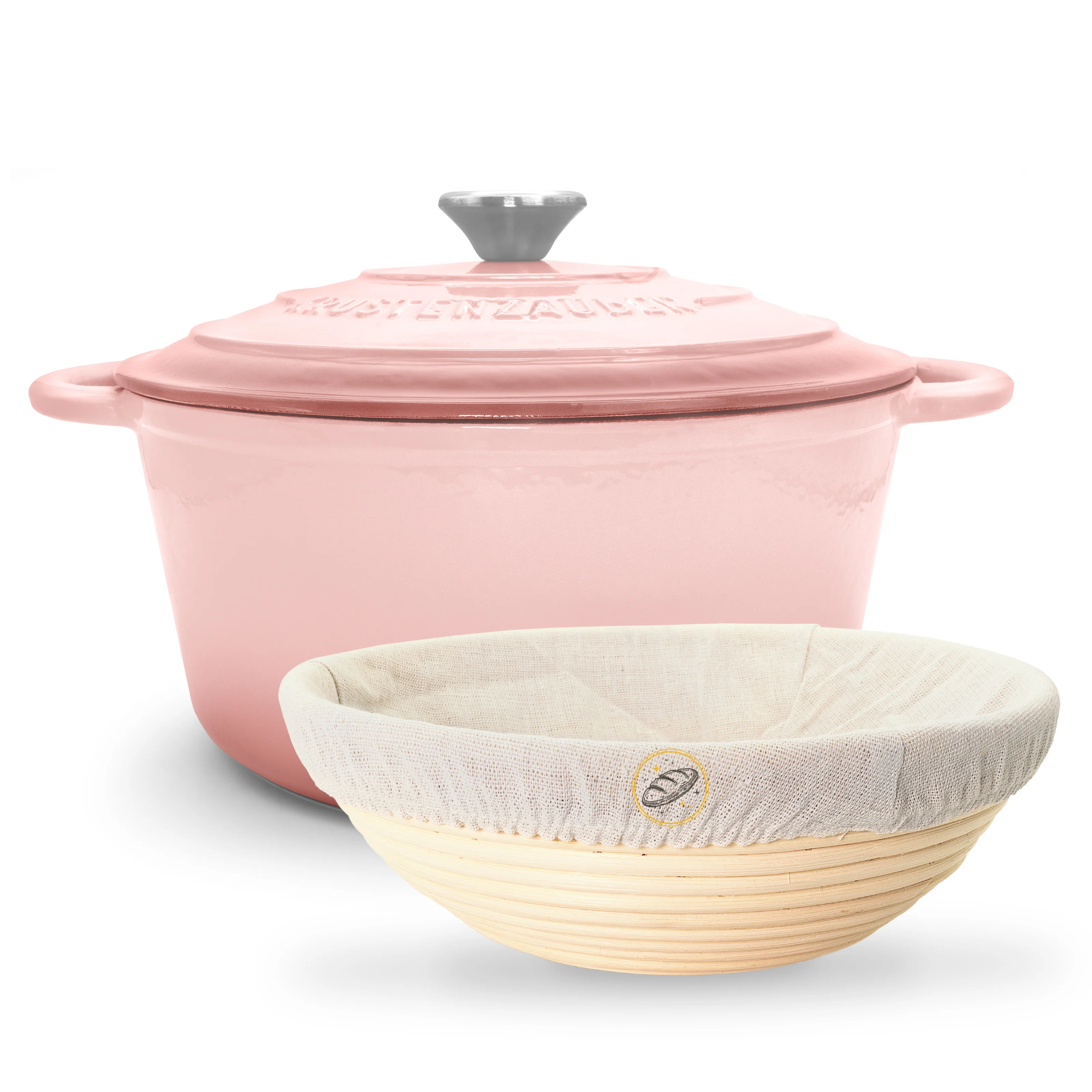 Gusseisen Emaille Brotbacktopf 4,7l mit Gärkorb - Image 33