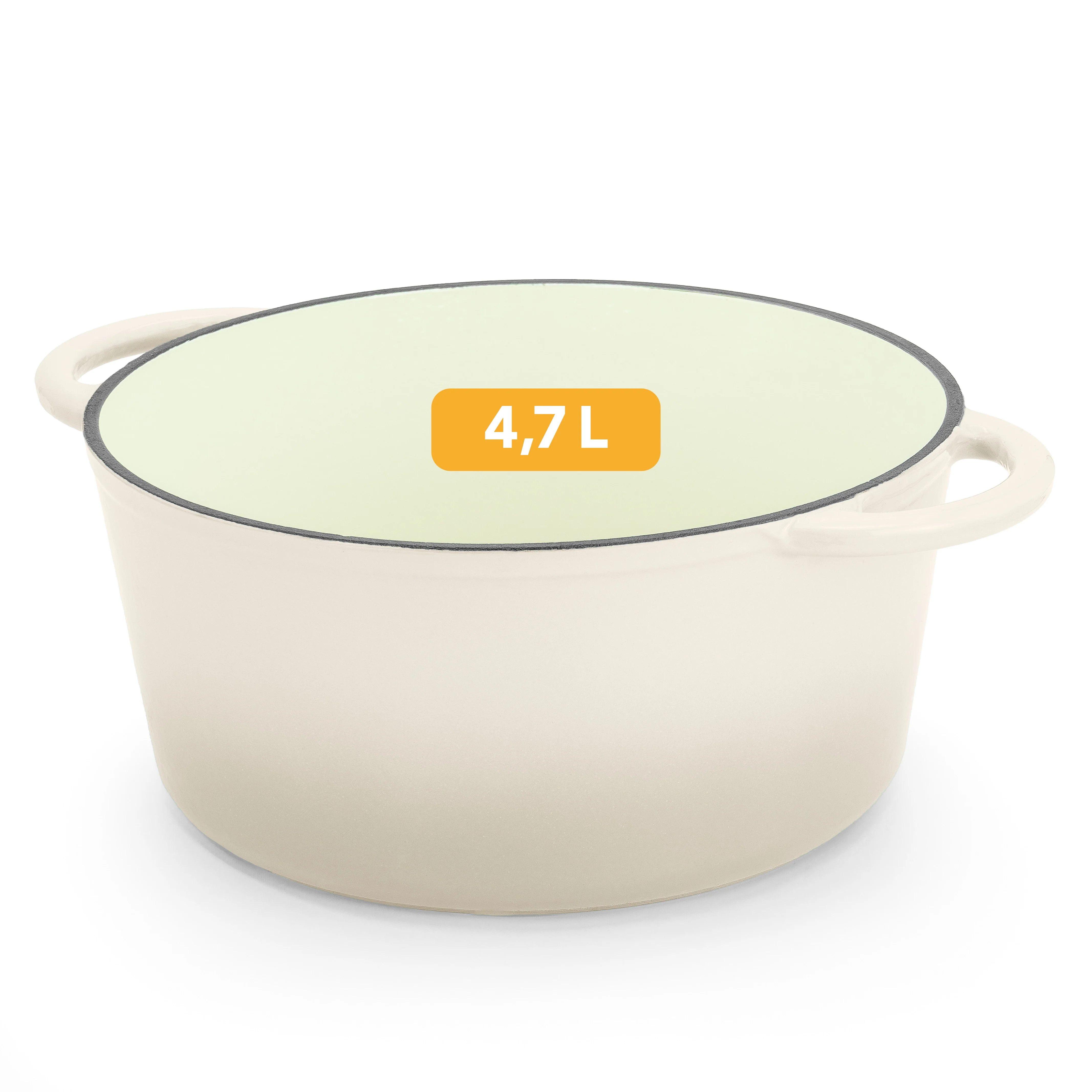 Gusseisen Emaille Brotbacktopf 4,7l mit Gärkorb - Image 42