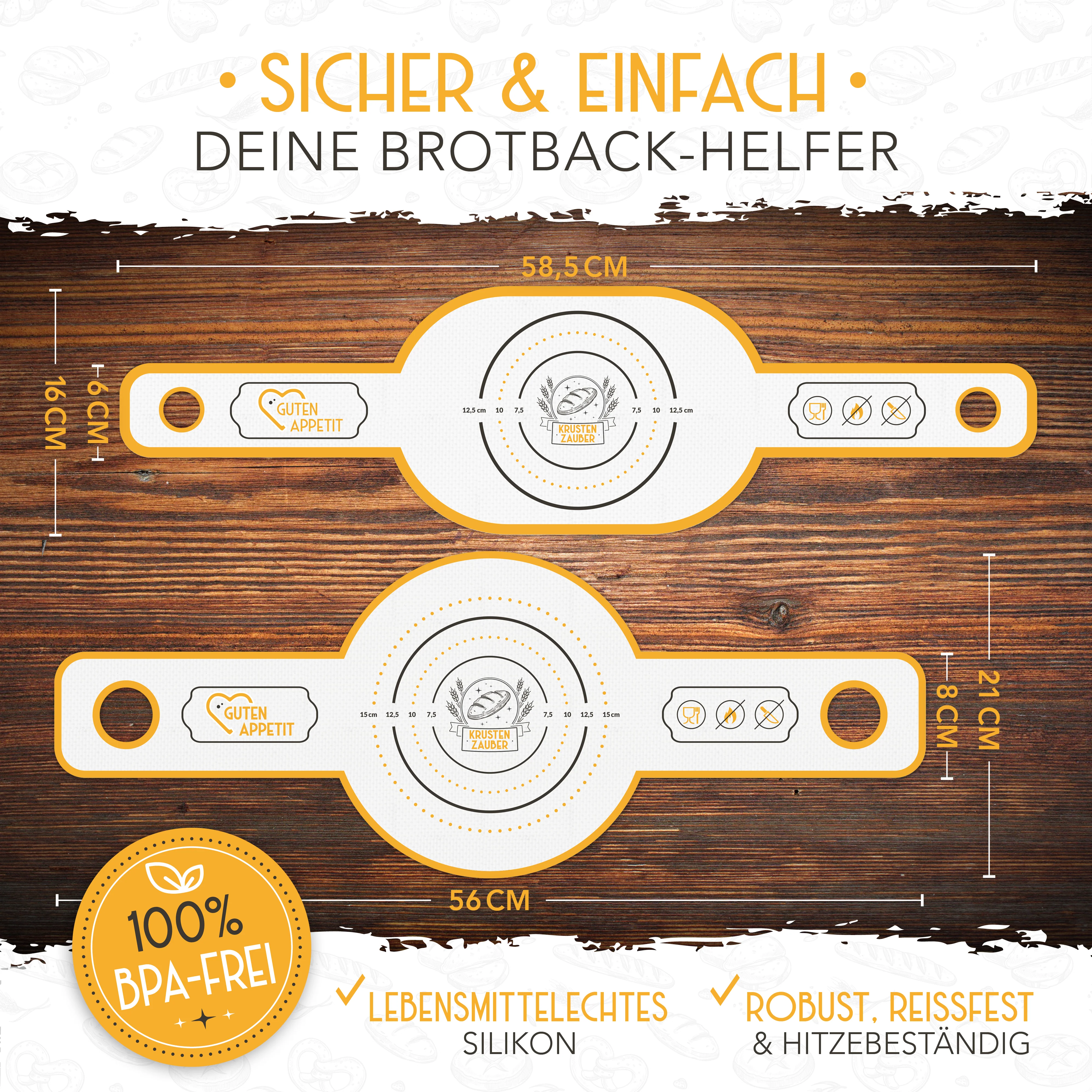 Brotschlingen aus Silikon einzeln oder im Vorteilspack - Image 6