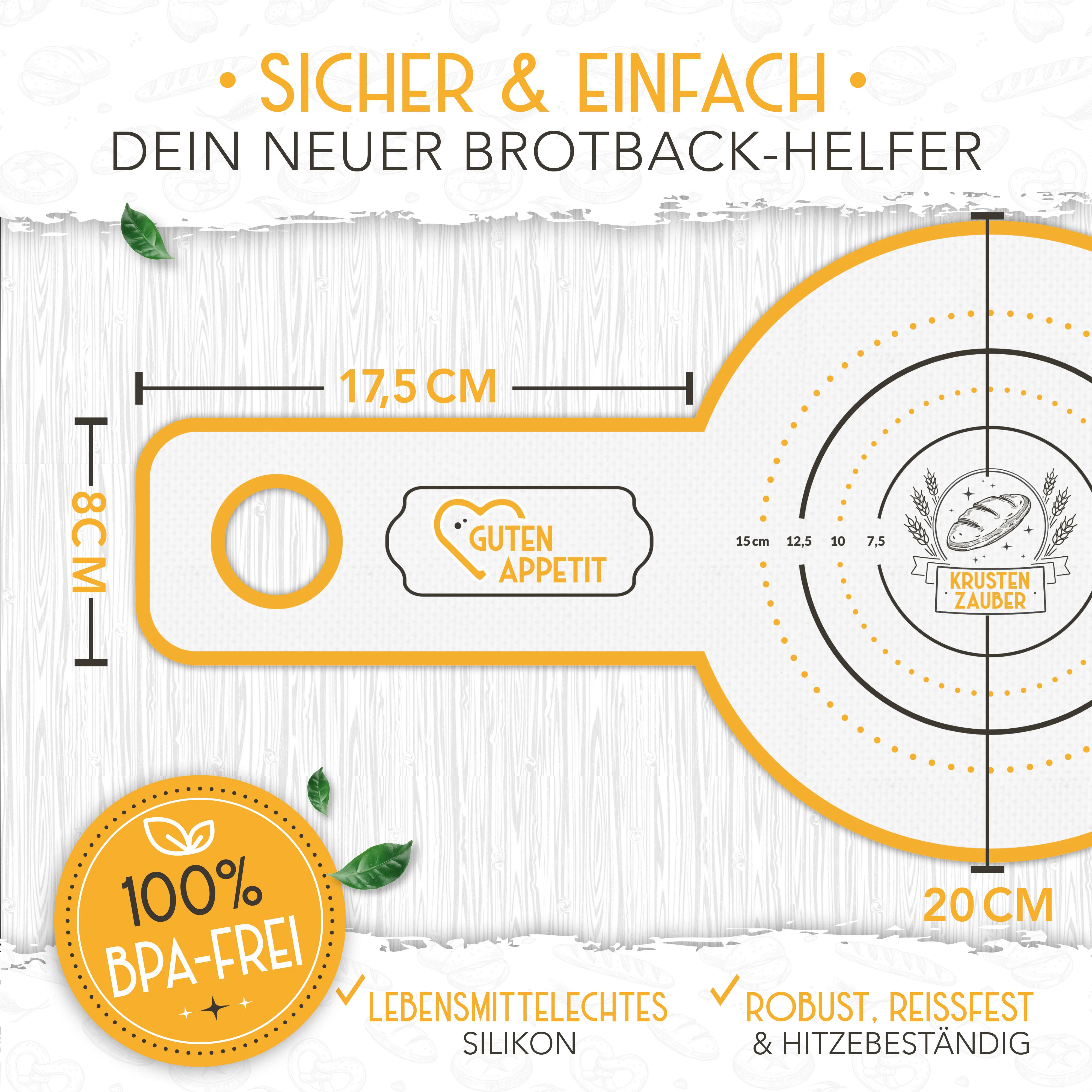 Brotschlingen aus Silikon einzeln oder im Vorteilspack - Image 7