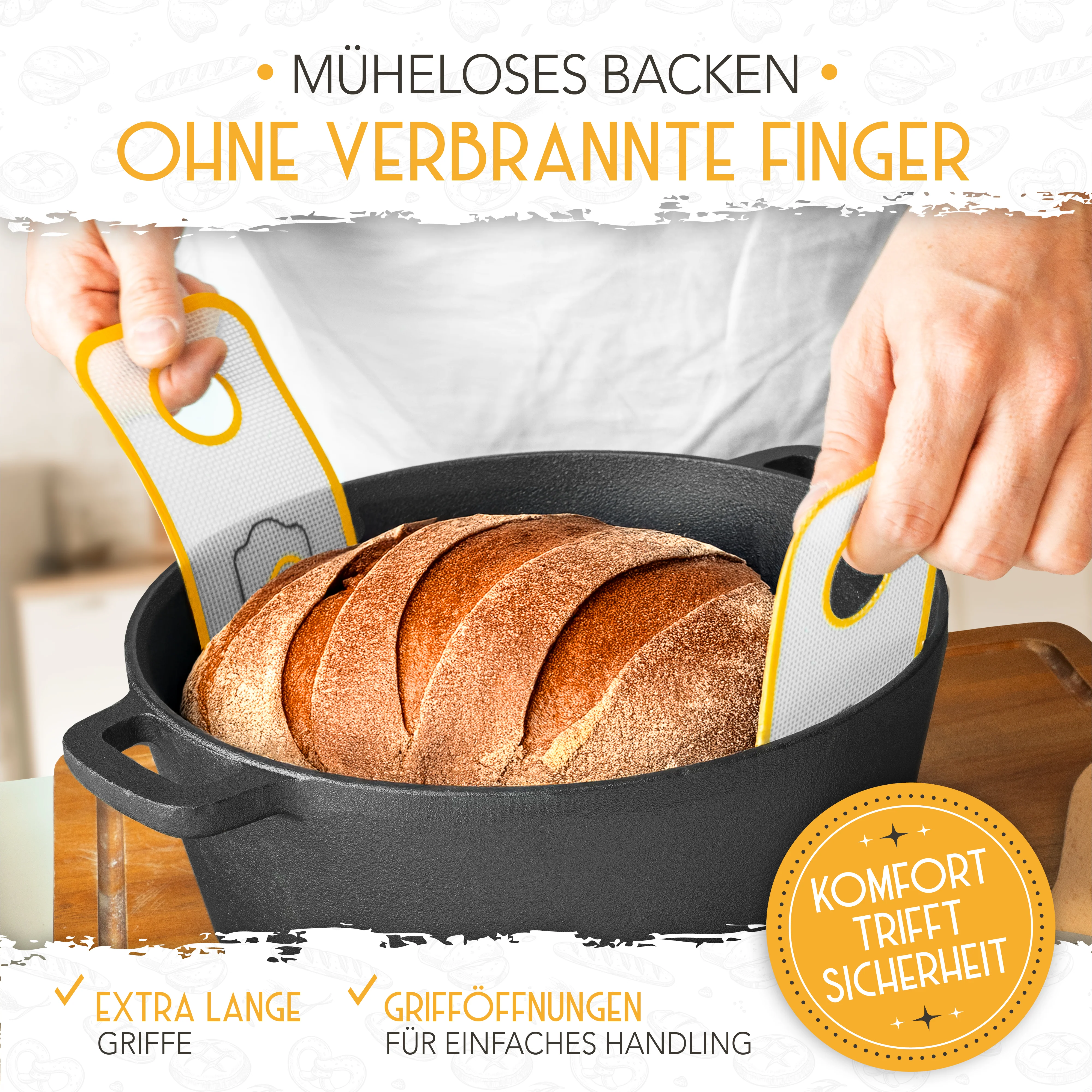 Brotschlingen aus Silikon einzeln oder im Vorteilspack - Image 9
